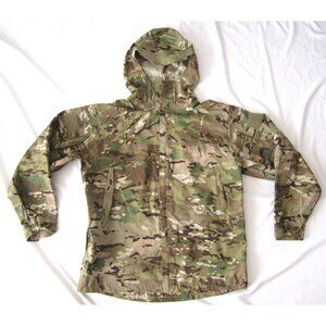 Men Wild Things Tactical Hard Shell Camo Full Zip Hoodie Jacket Sz XL(MJ61)USA